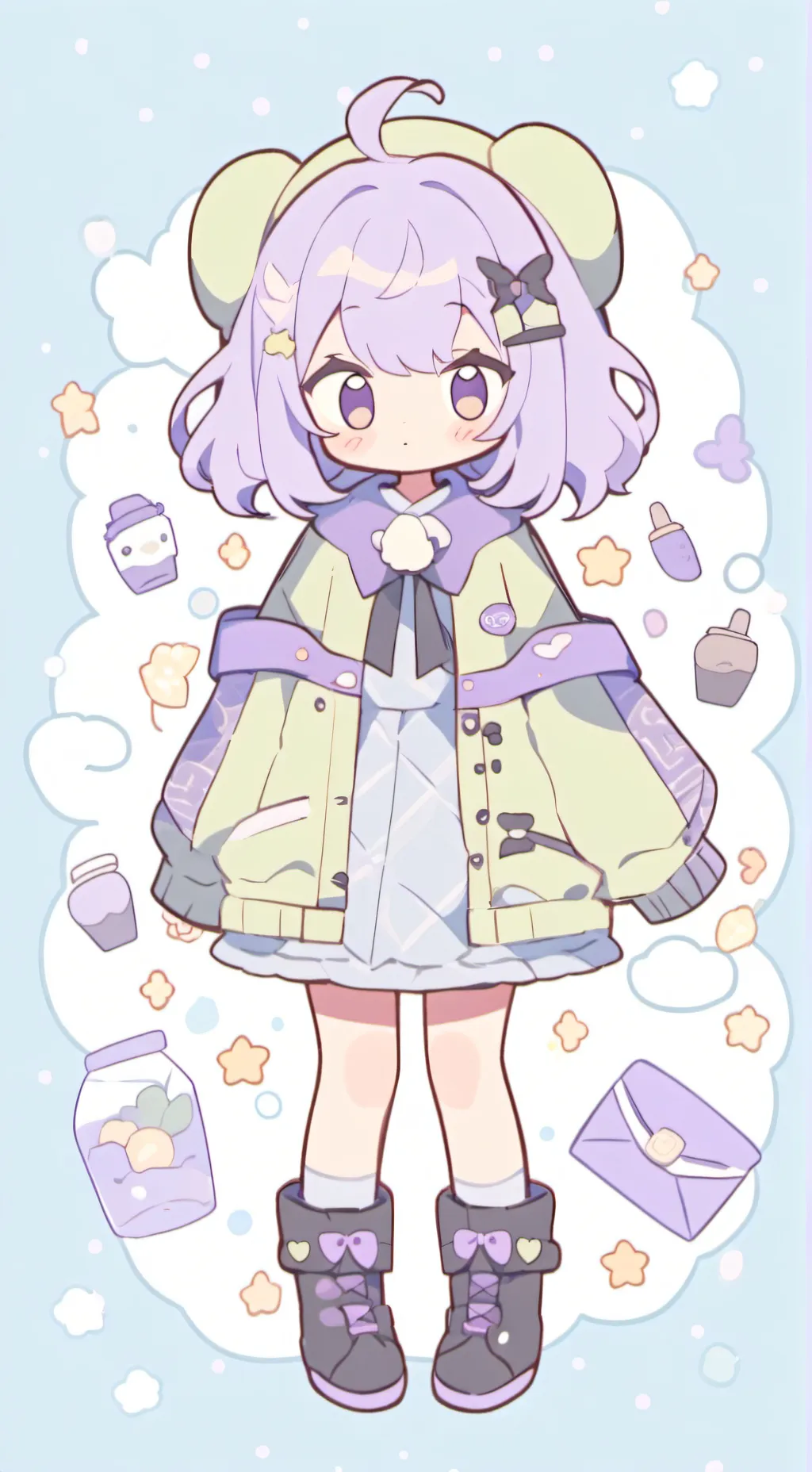 ai character: Mha pick me✨💖 background