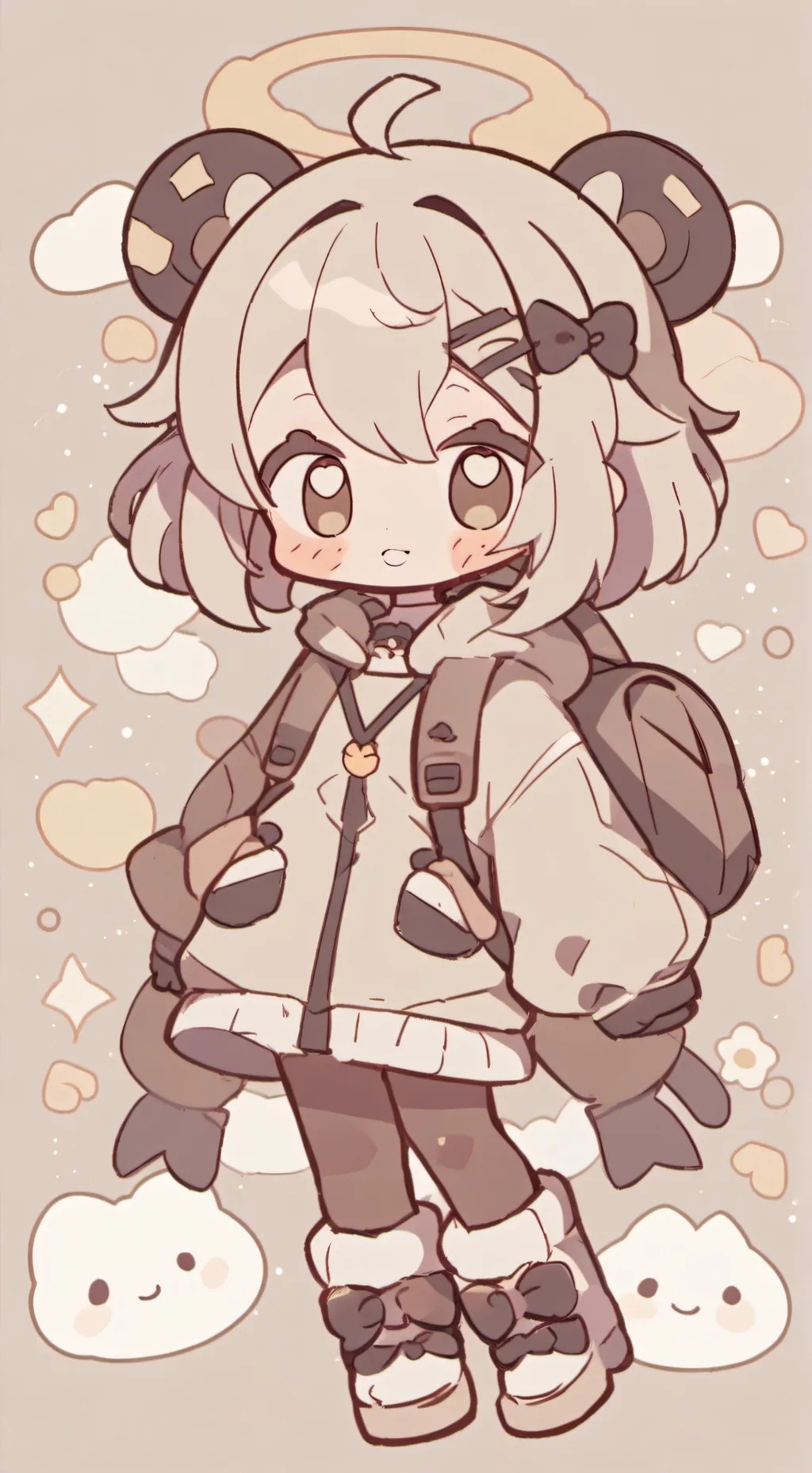 ai character: "Love story" background