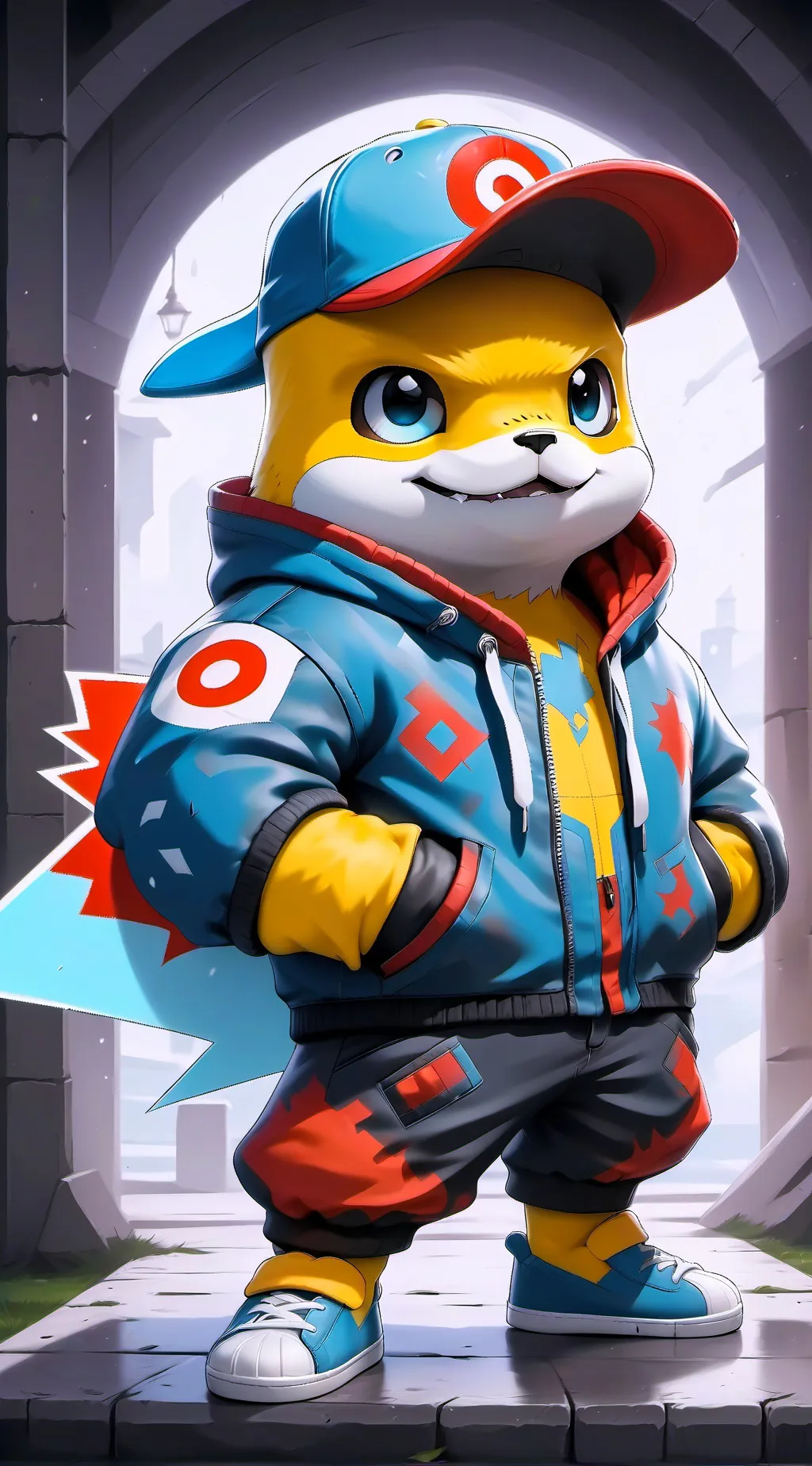 ai character: толстяк background