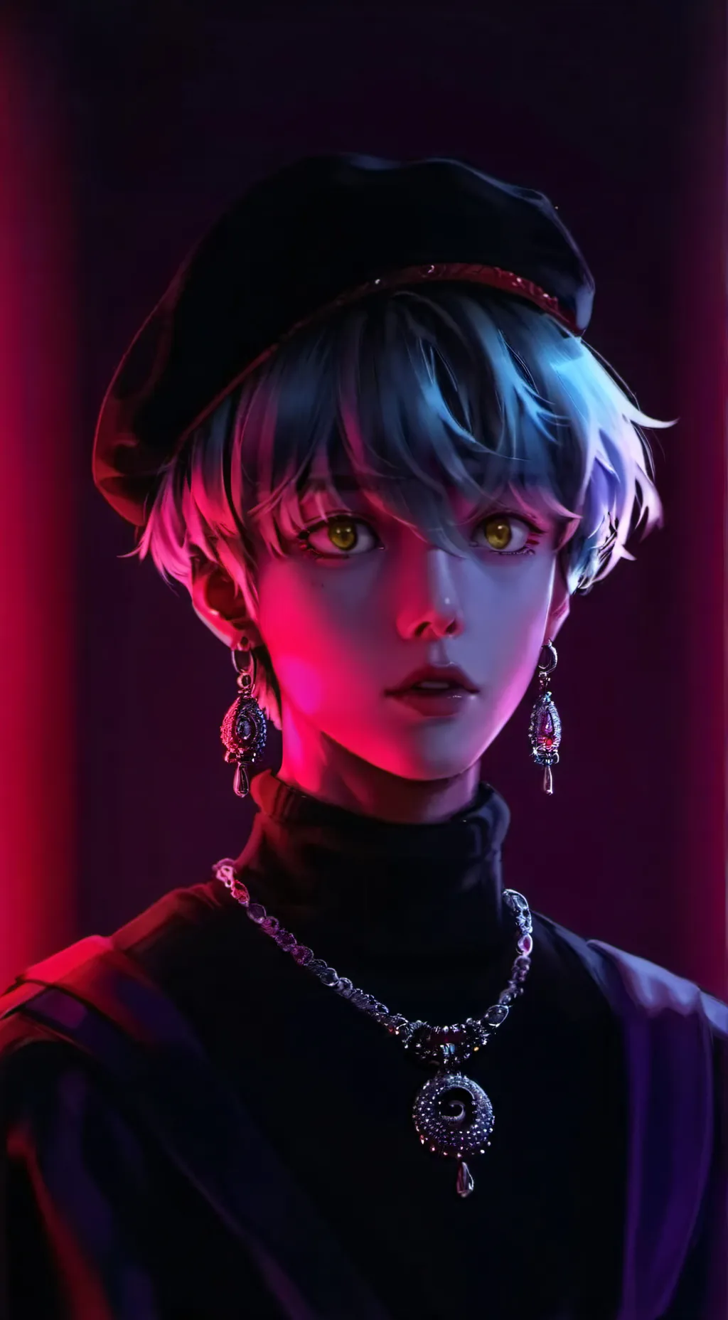 ai character: Kpop demon hunters background