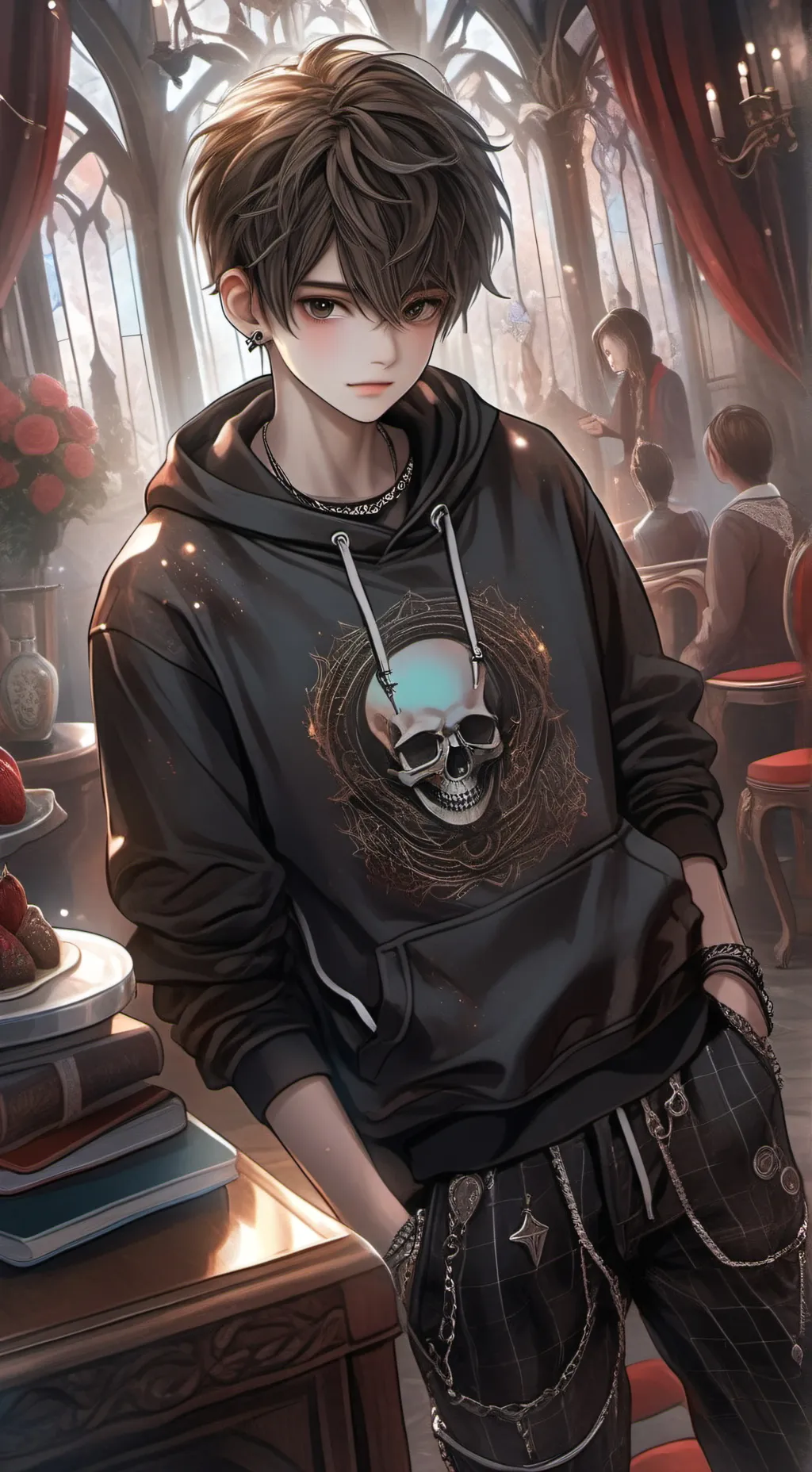 ai character: $anny✌️😎 background