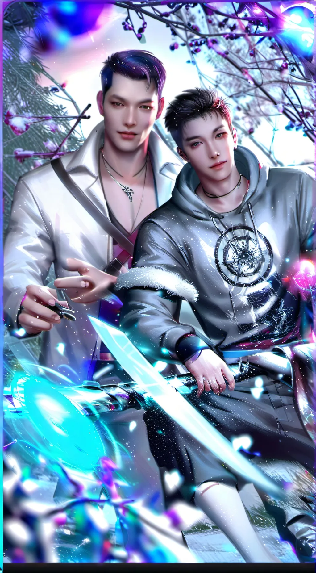 ai character: Steak & PACKGOD background