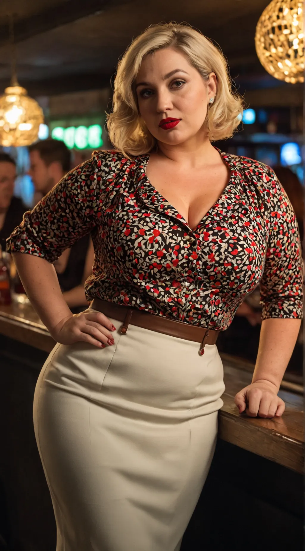 ai character: Amanda Club background