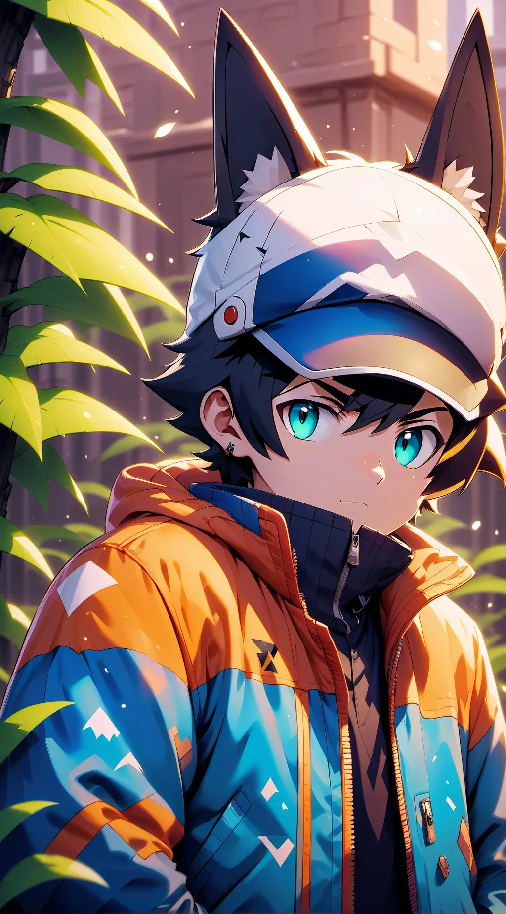 ai character: pox x jammy  background