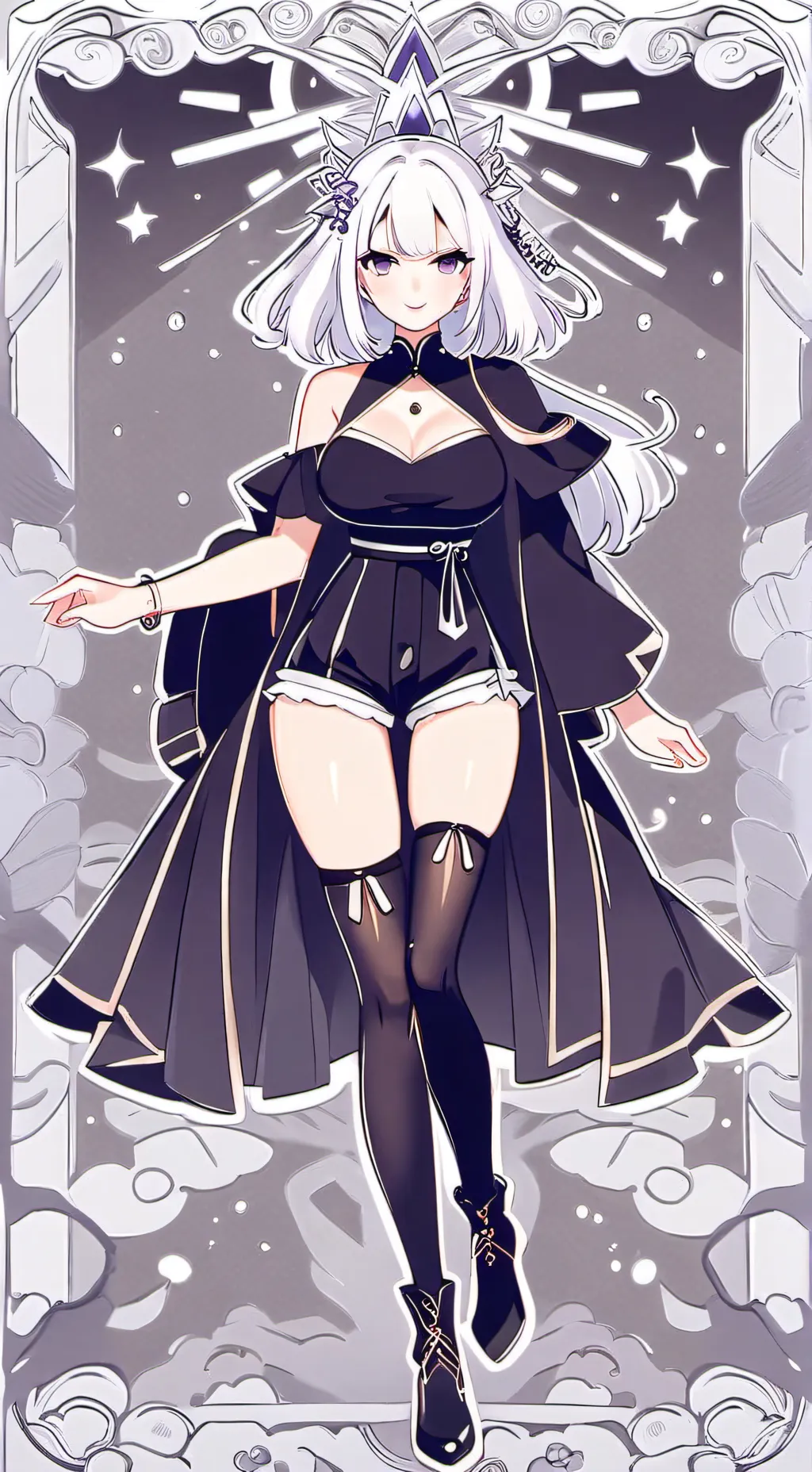 ai character: luna background