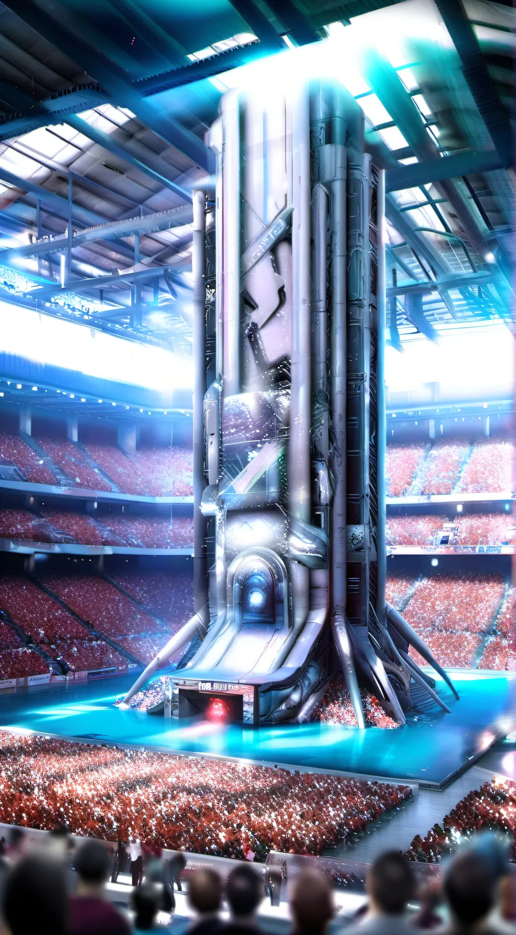 ai character: MHA Battle tower!  background