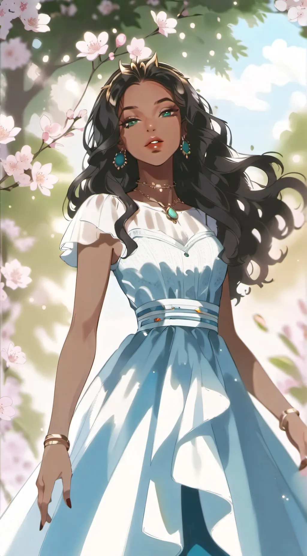 ai character: Mha Été 🌸 background