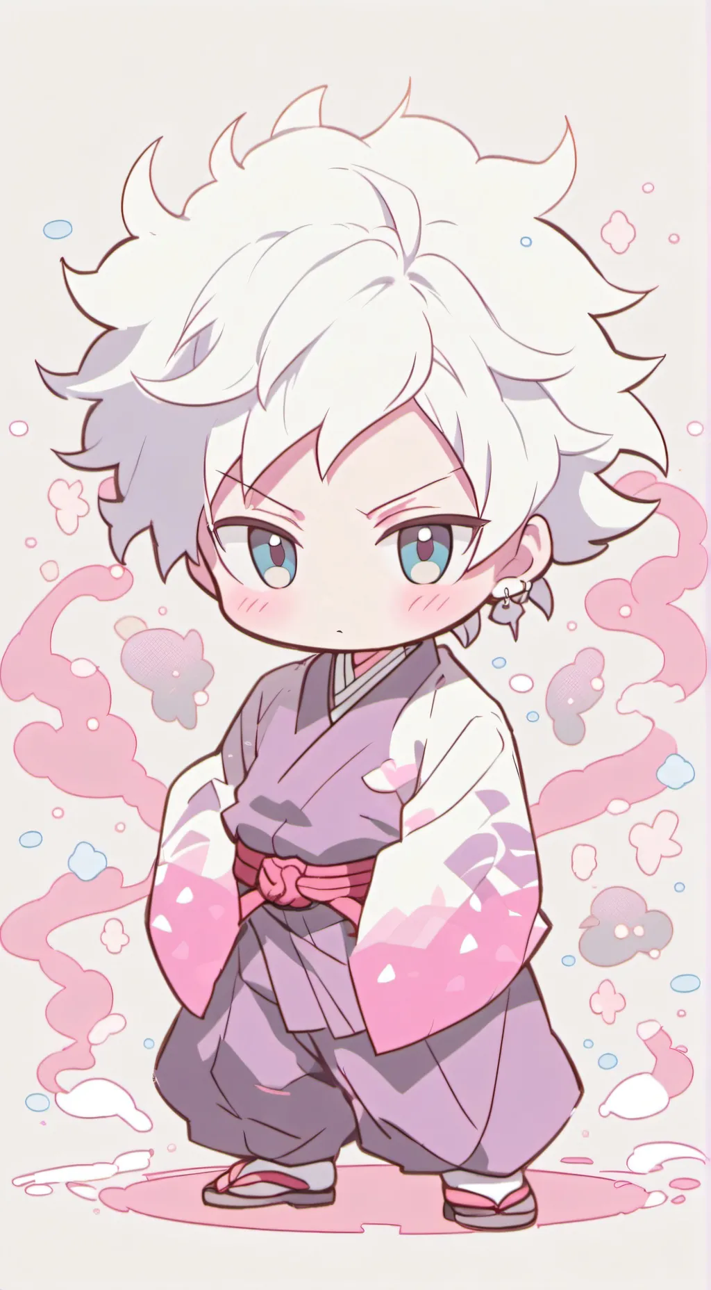 ai character: Gojo satorou background