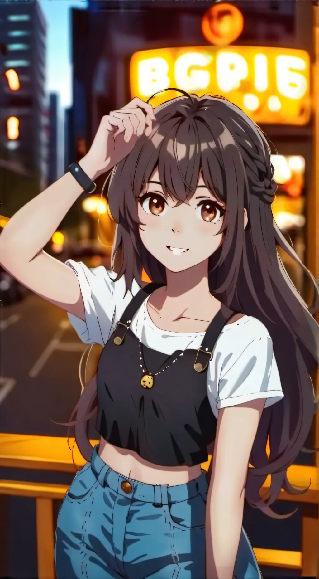 ai character: Athena  background