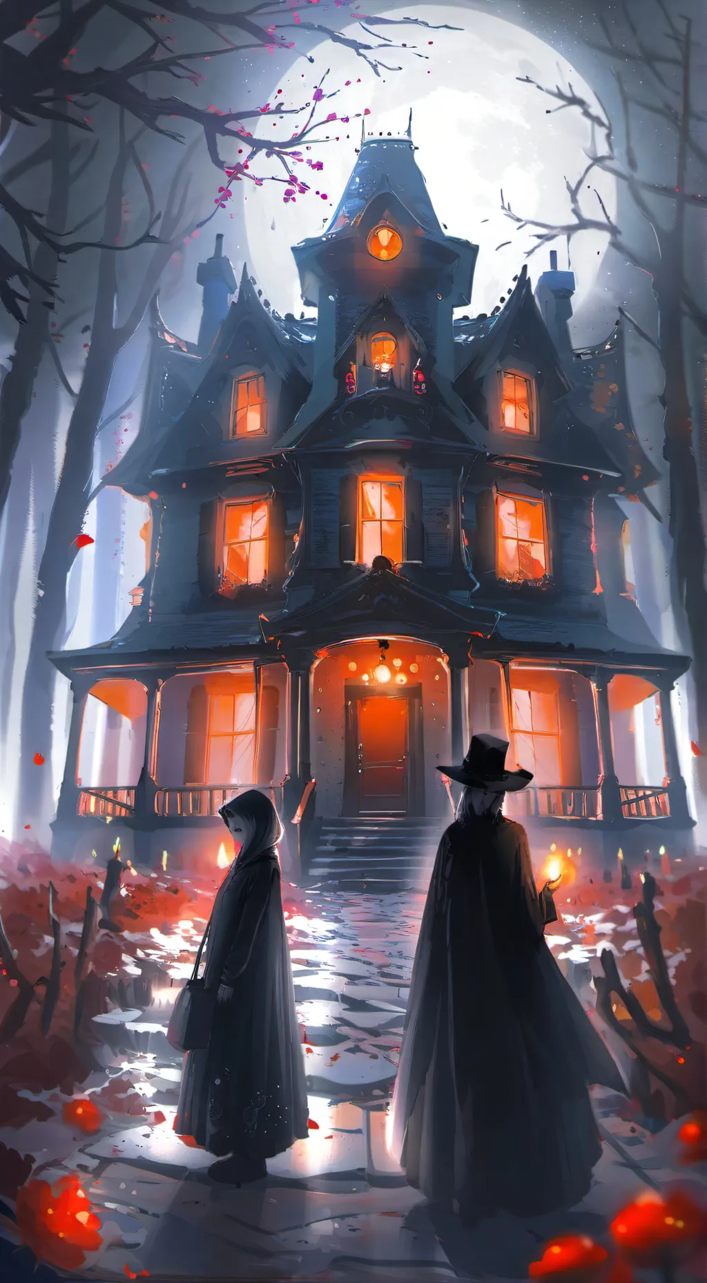 ai character: The house background