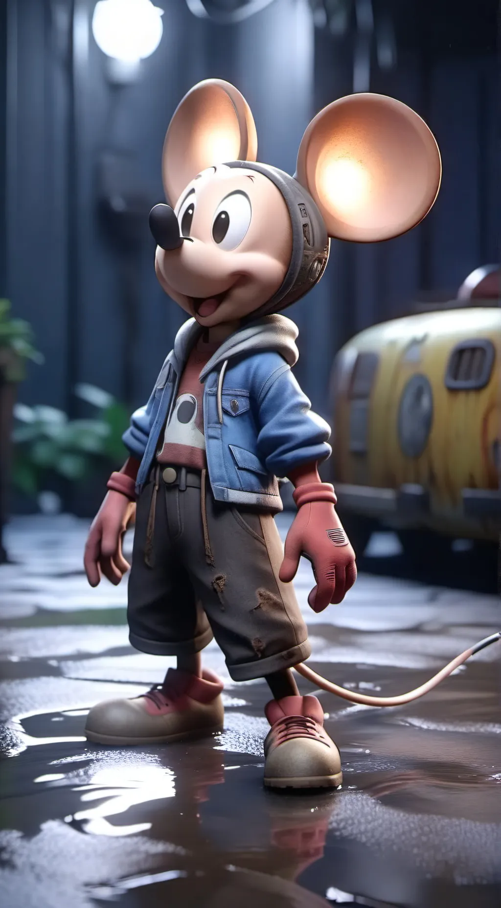 ai character: Micky munce background