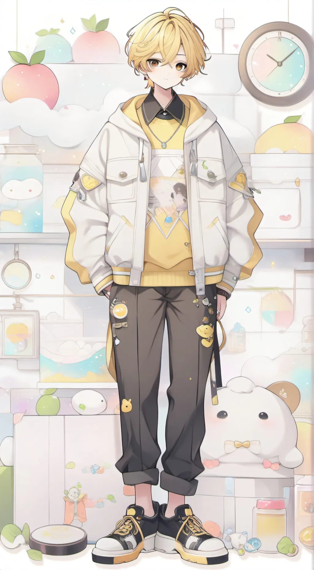 ai character: 24h with Player! background