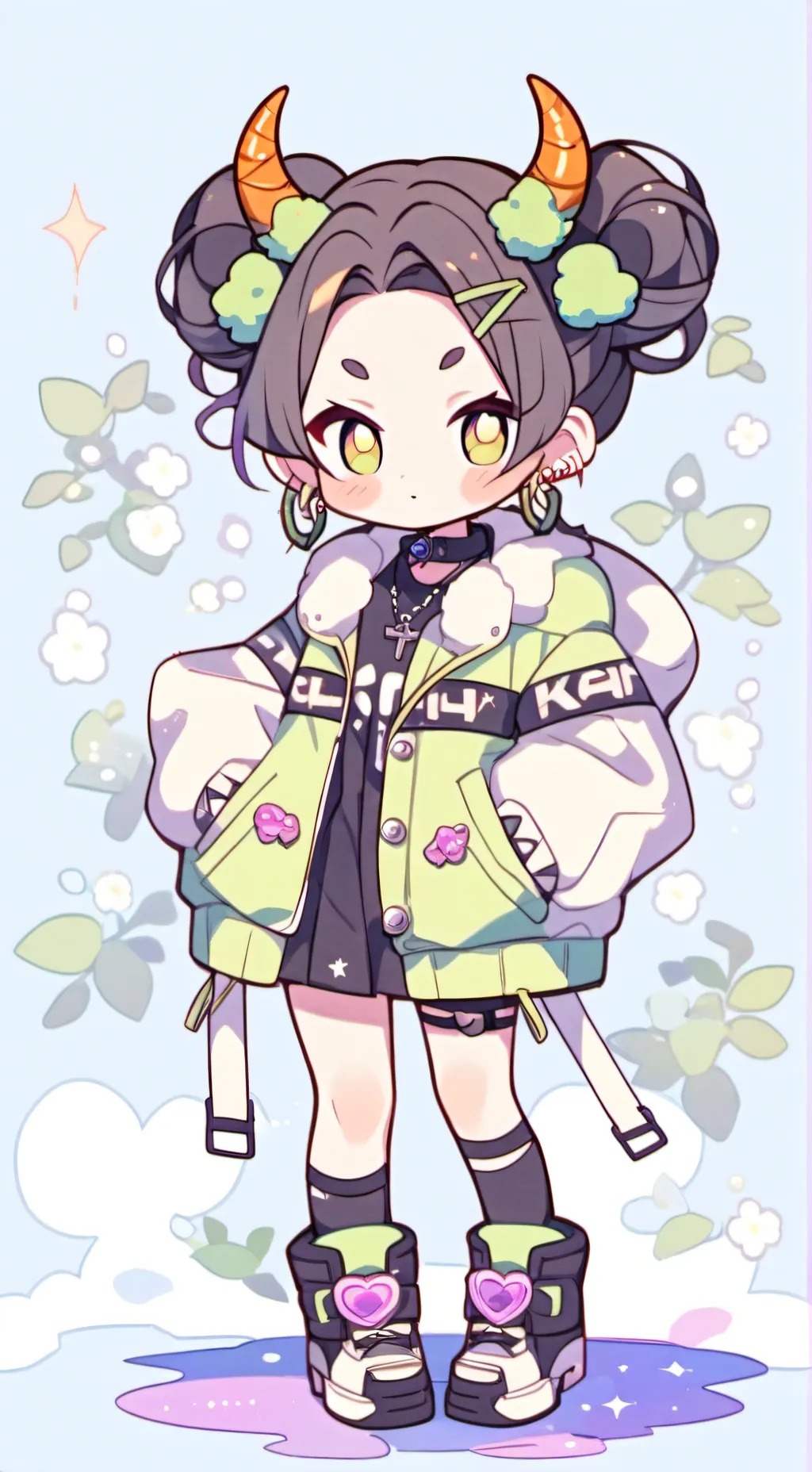 ai character: ZOEY background