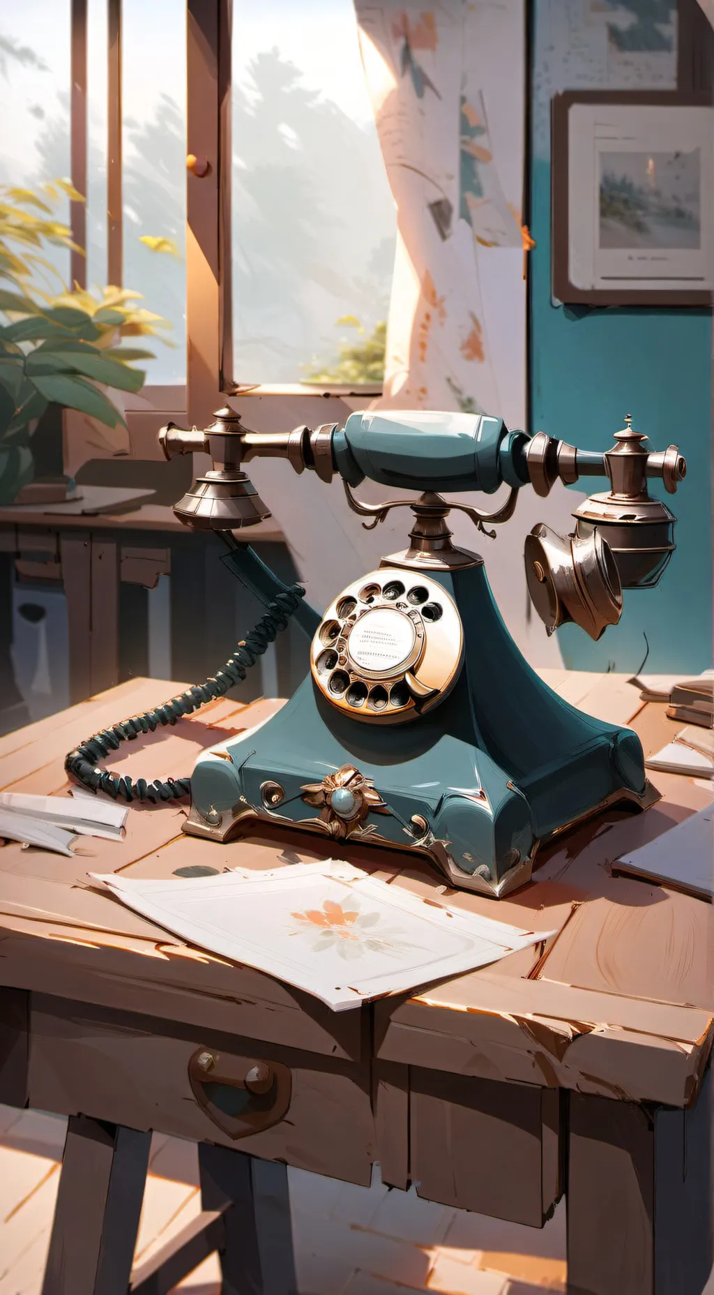 ai character: Every Call be like background