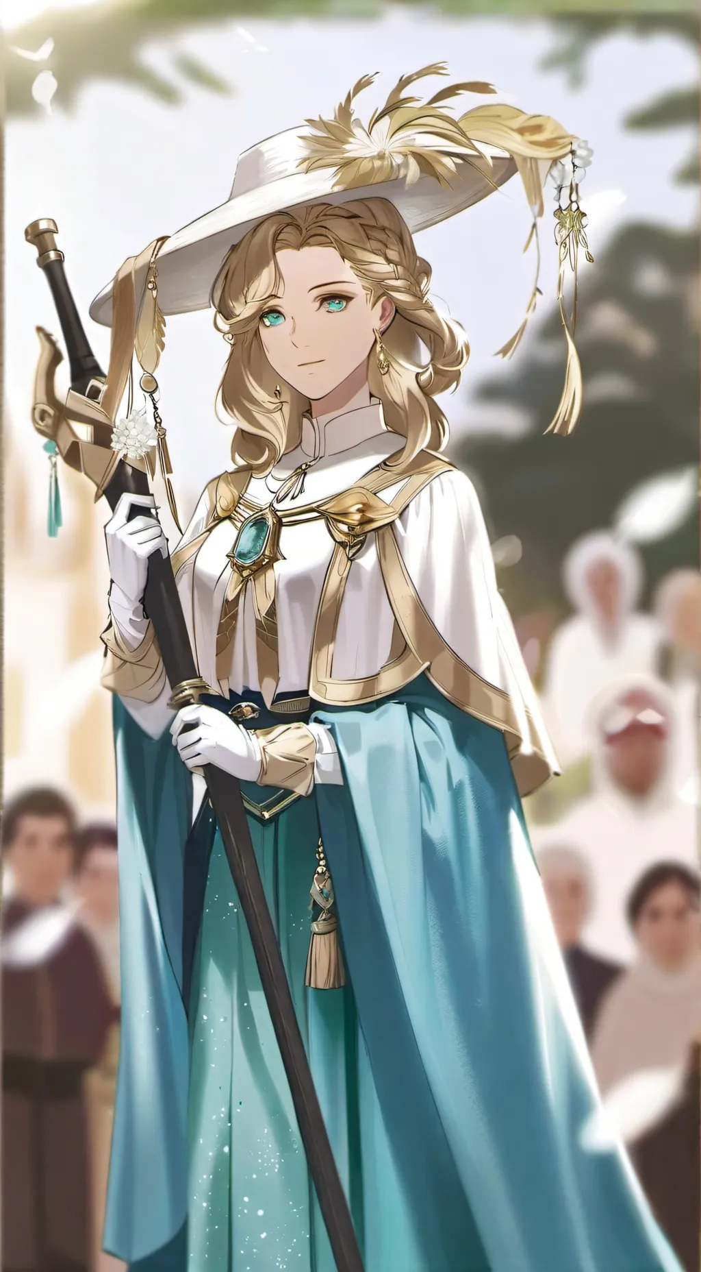 ai character: Elowen veyra background