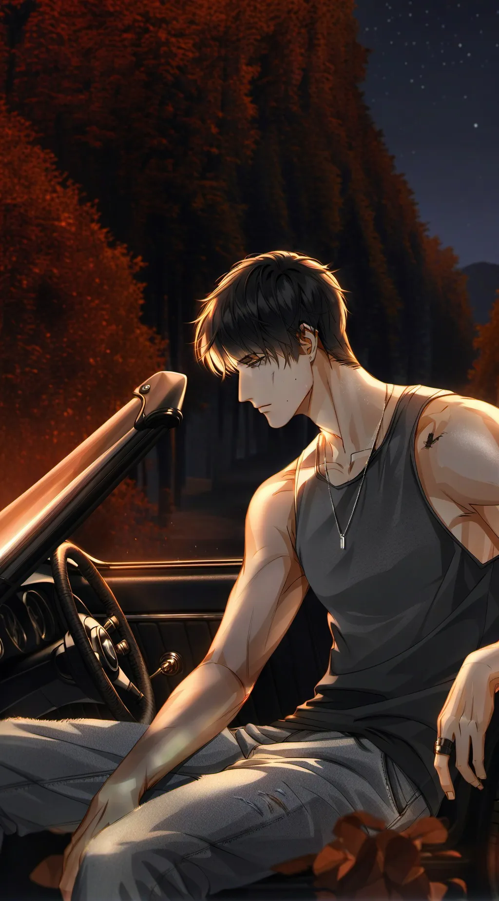 ai character: Sylvester Thorne  background