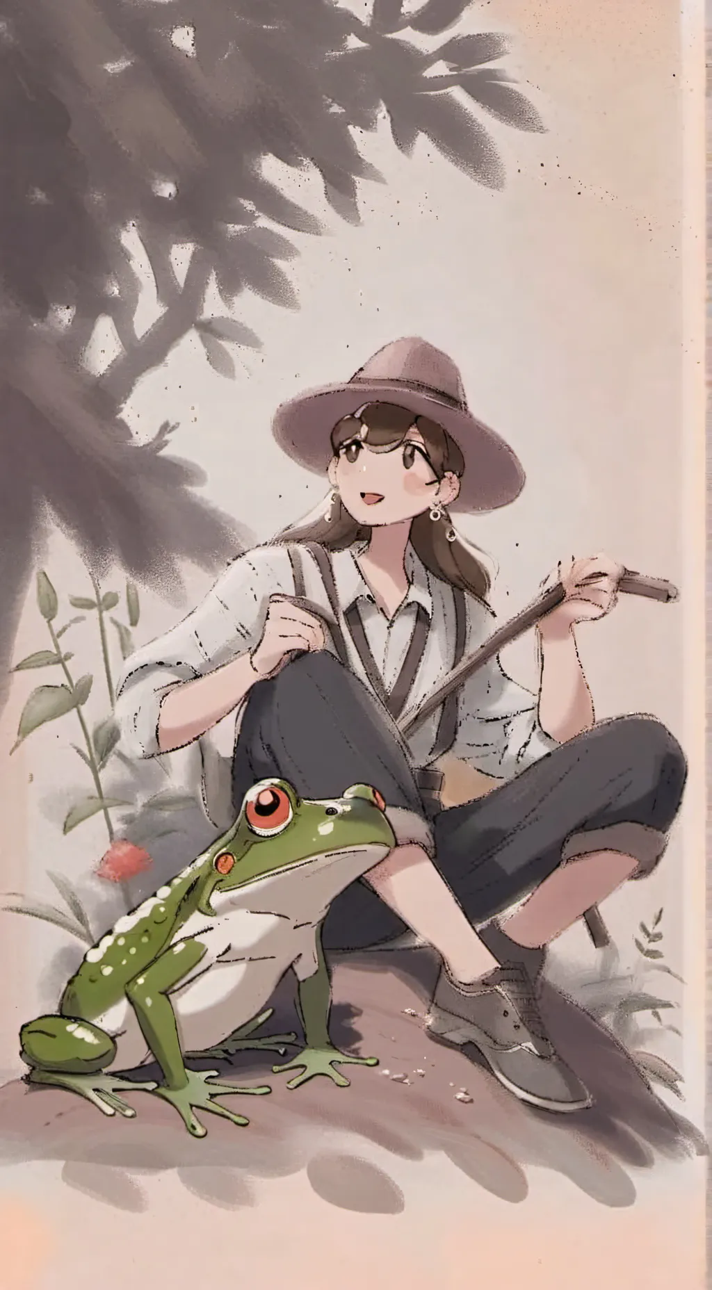 ai character: pick me 🙄 background