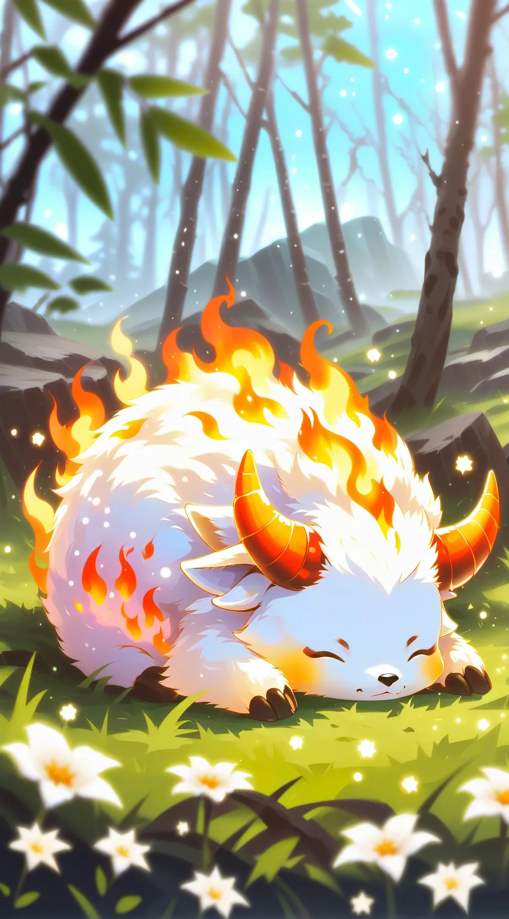 ai character: Flamehoof background