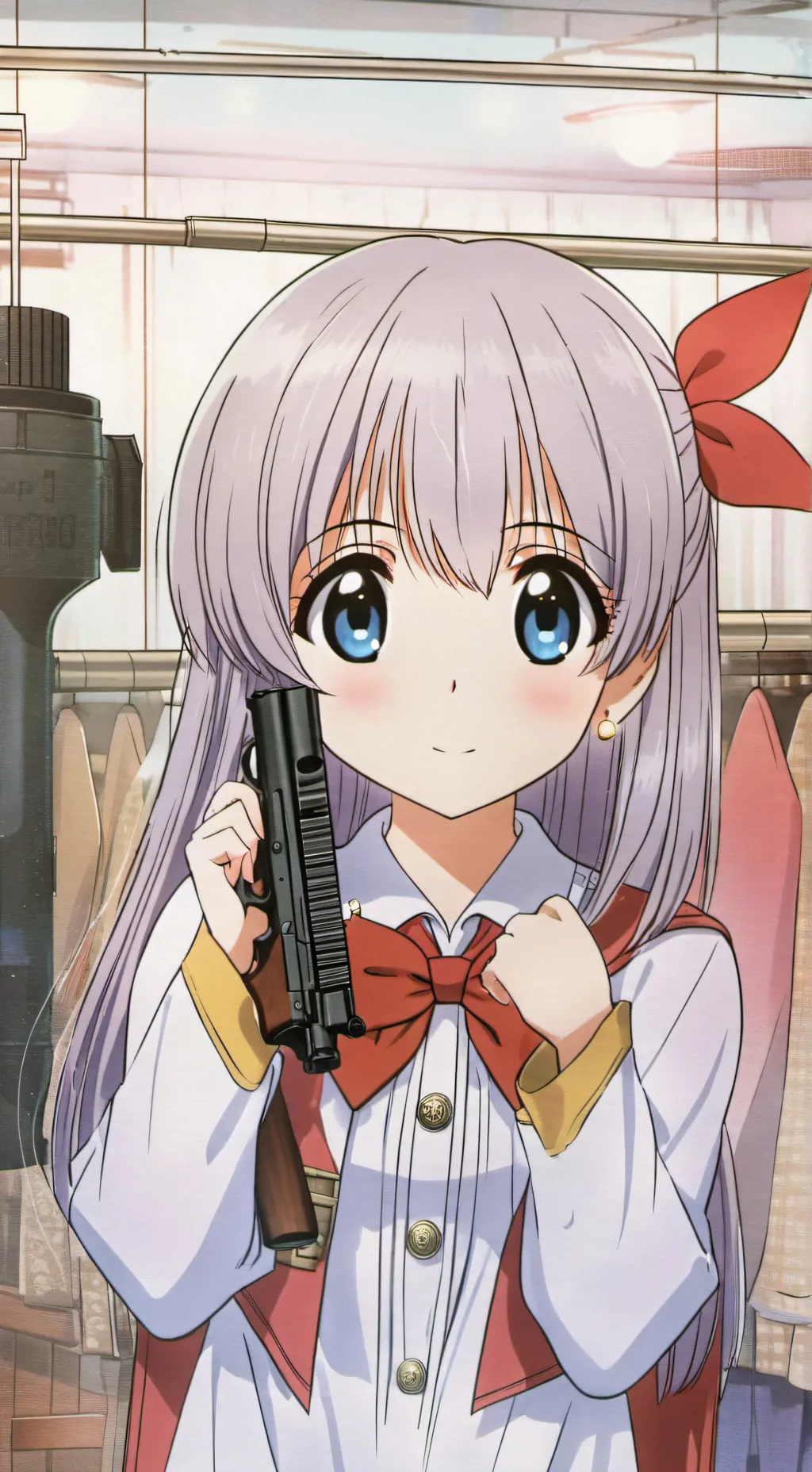 ai character: Gun world  background