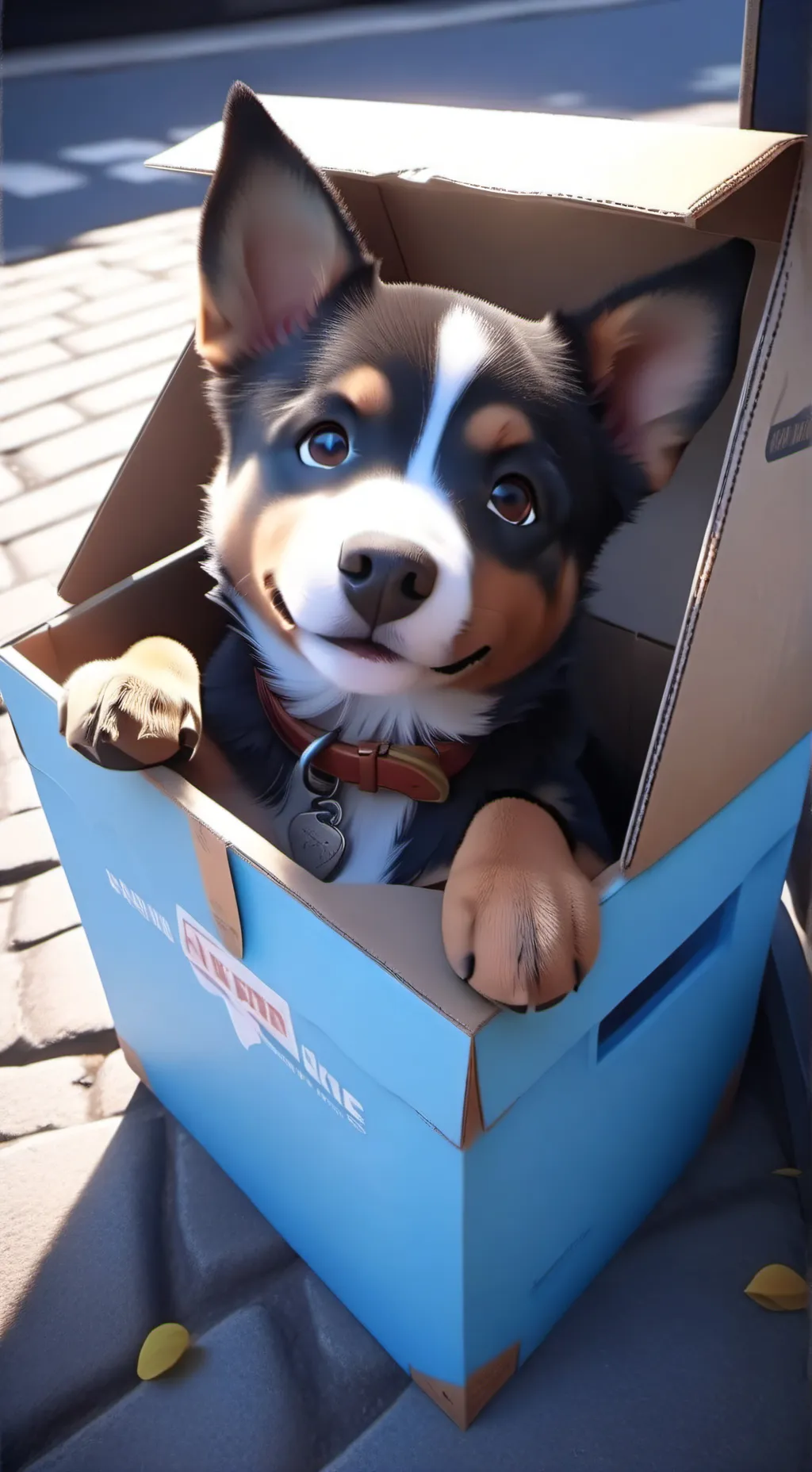 ai character: Perrito  background