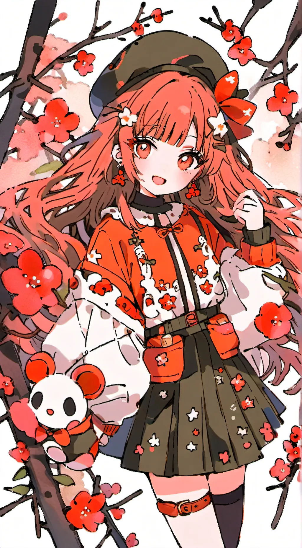 ai character: Anime Girls background