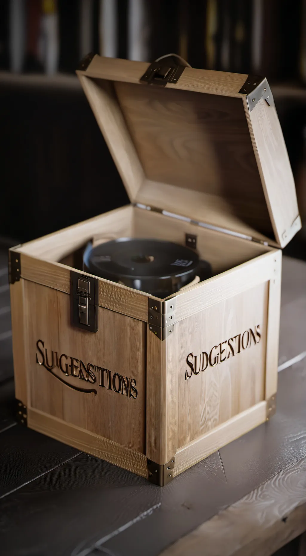 ai character: Suggestion box background