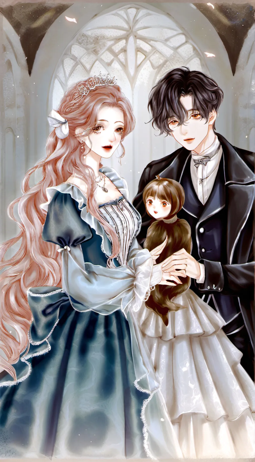 ai character: dad and mom background