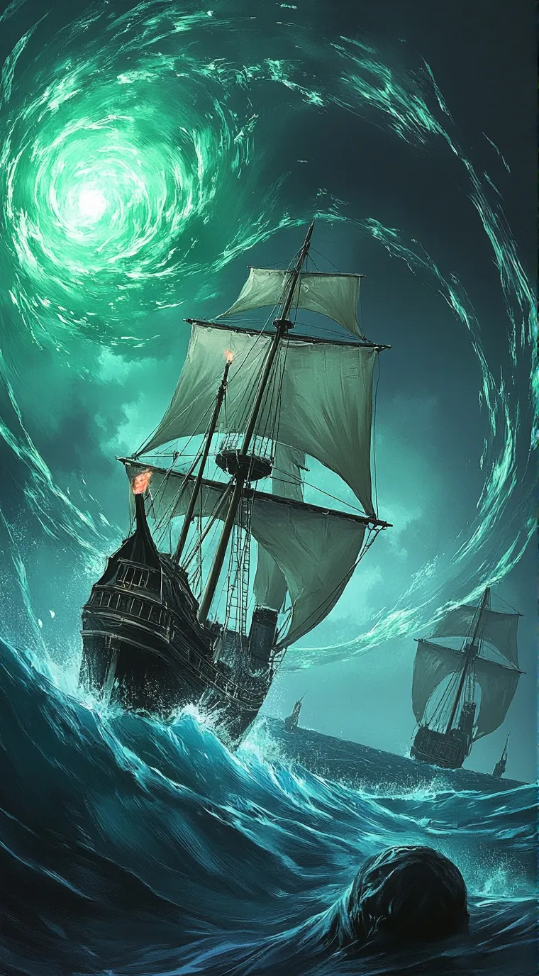 ai character: Ghost ship background