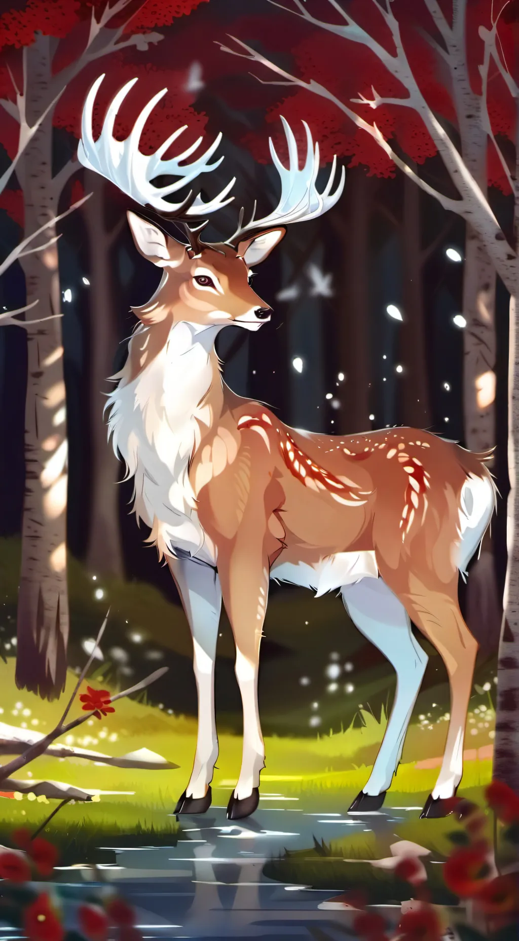 ai character: 99NightsInTheFores background