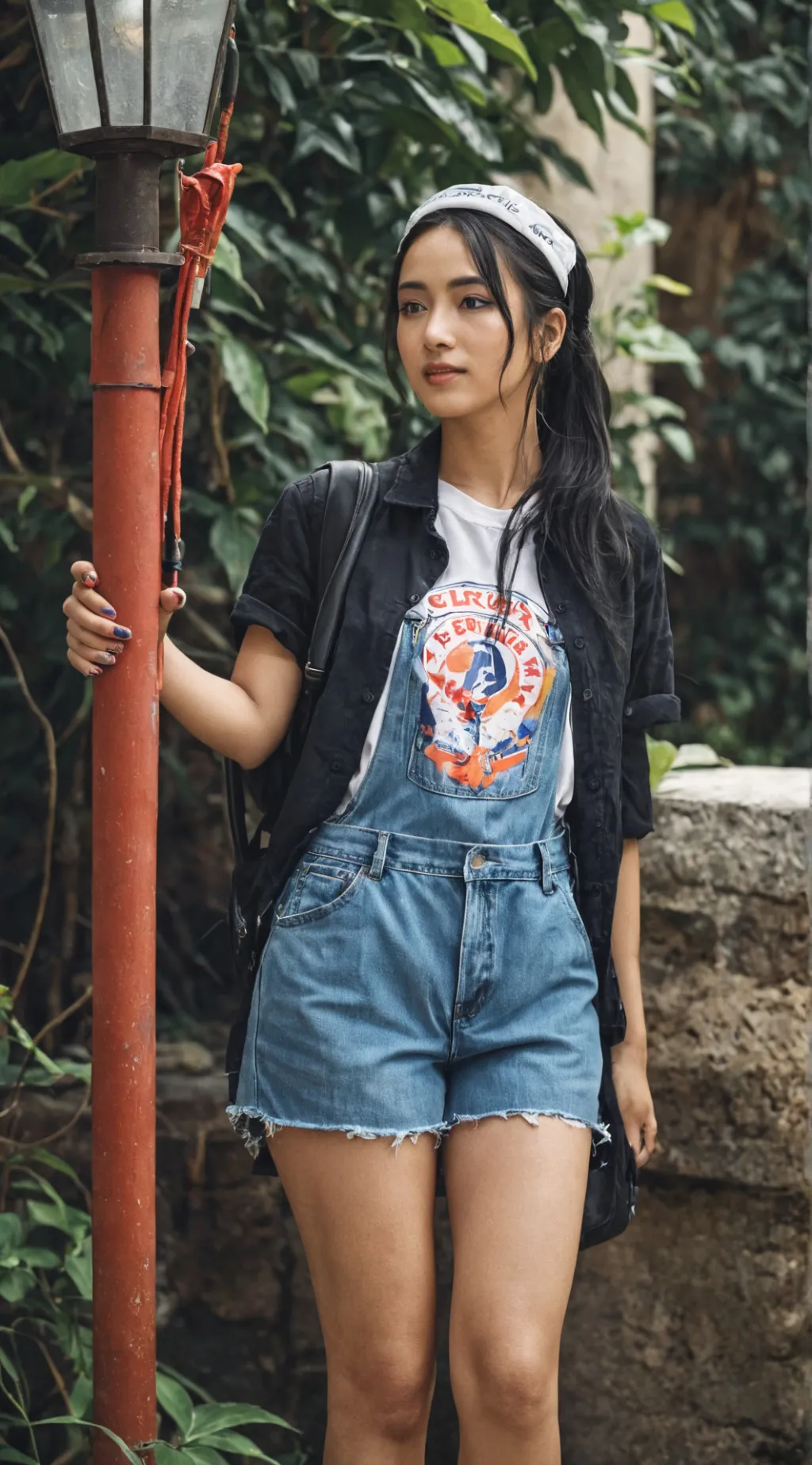 ai character: Just Monika background