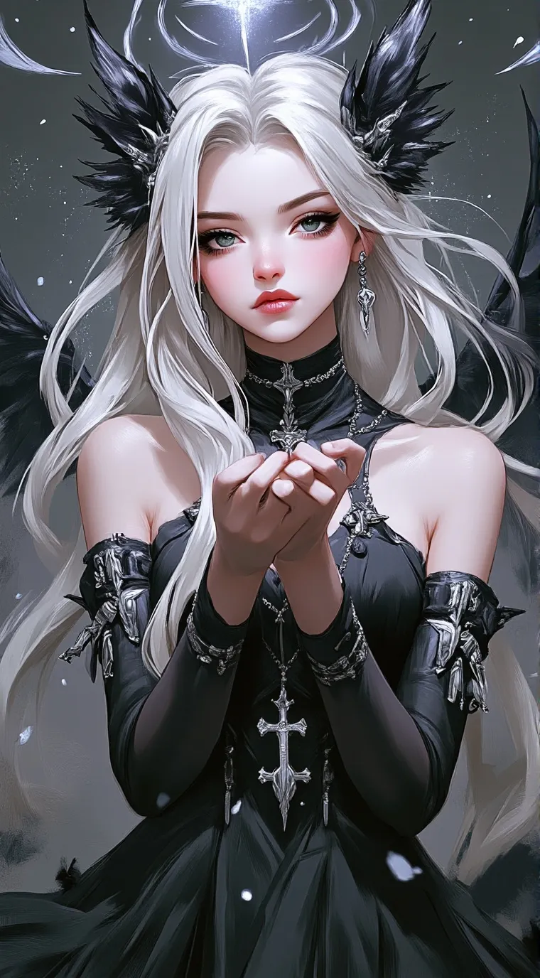 ai character: Beautiful angel background