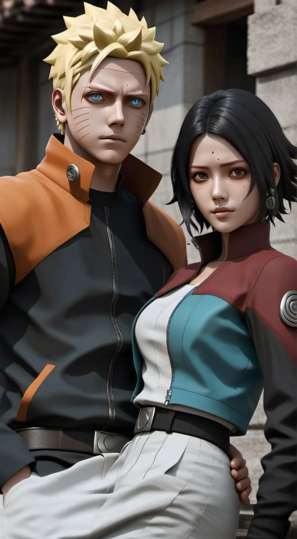 ai character: Boruto  background