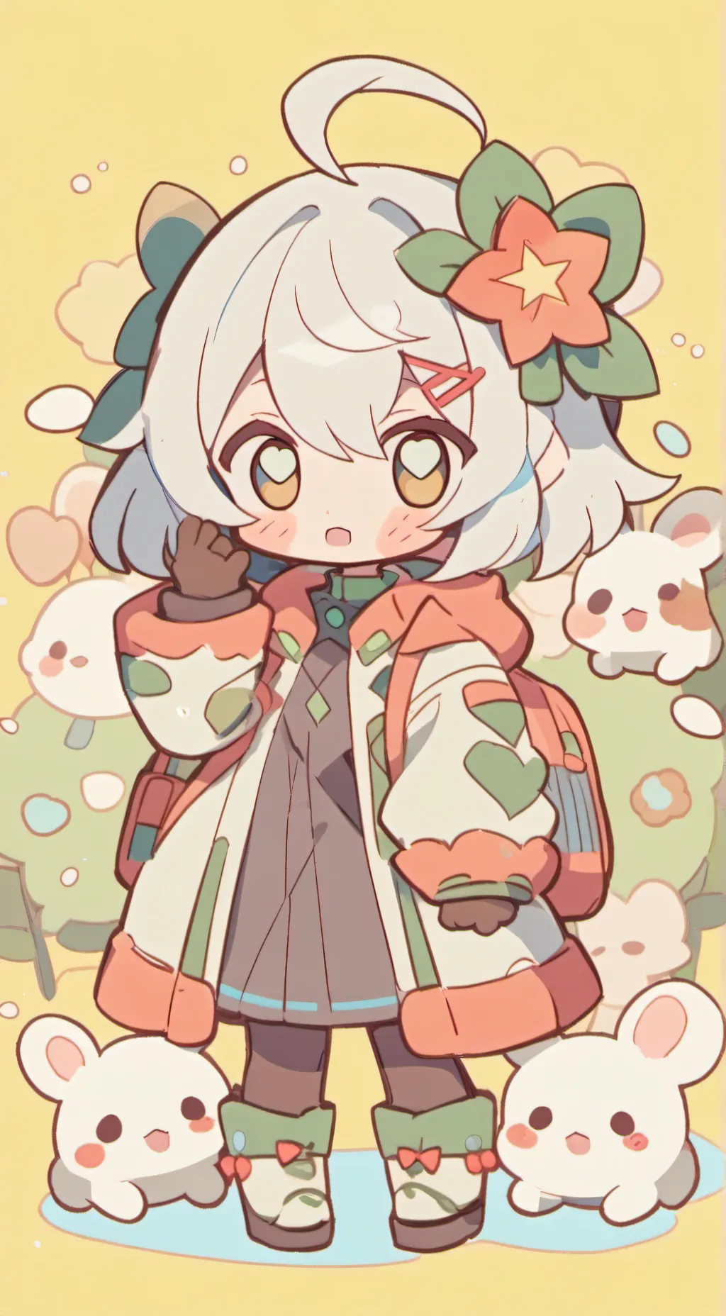 ai character: sleepover MHA background