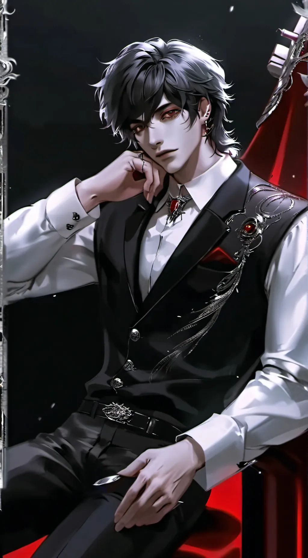 ai character: Benson  background