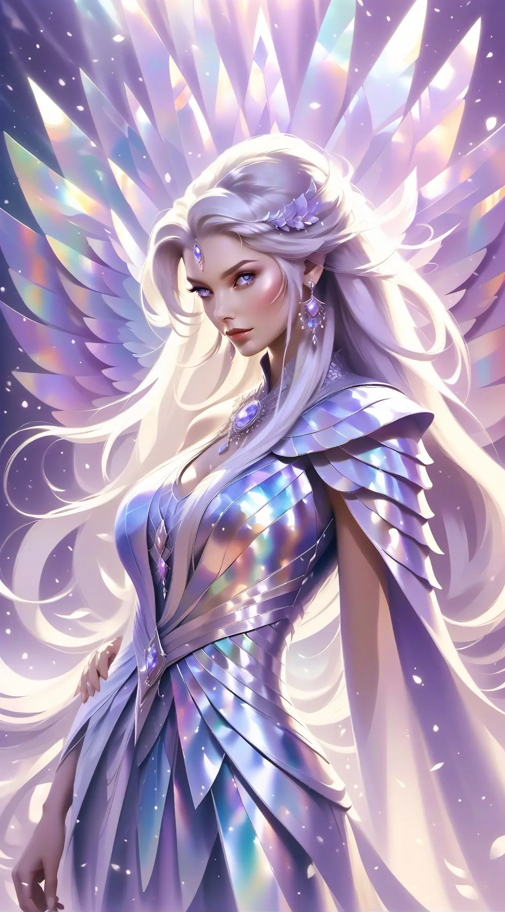 ai character: Angel/Goddess background