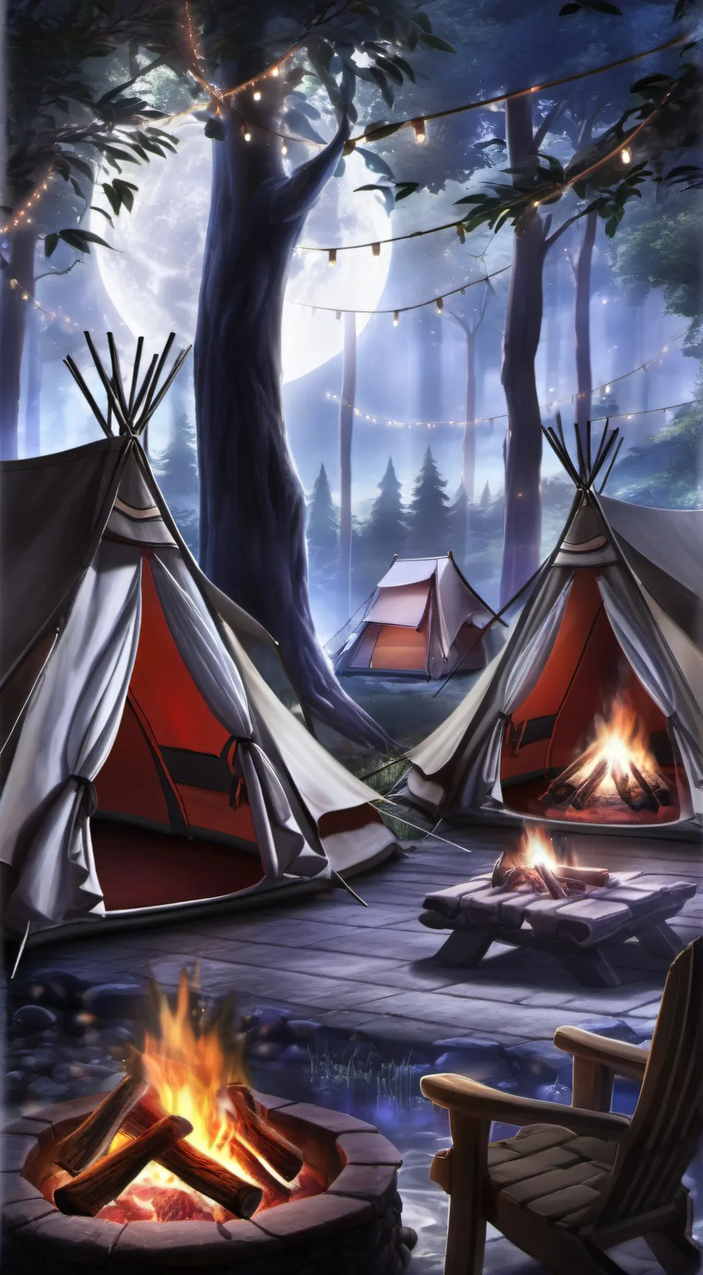 Talkie AI - Chat with A camping trip 