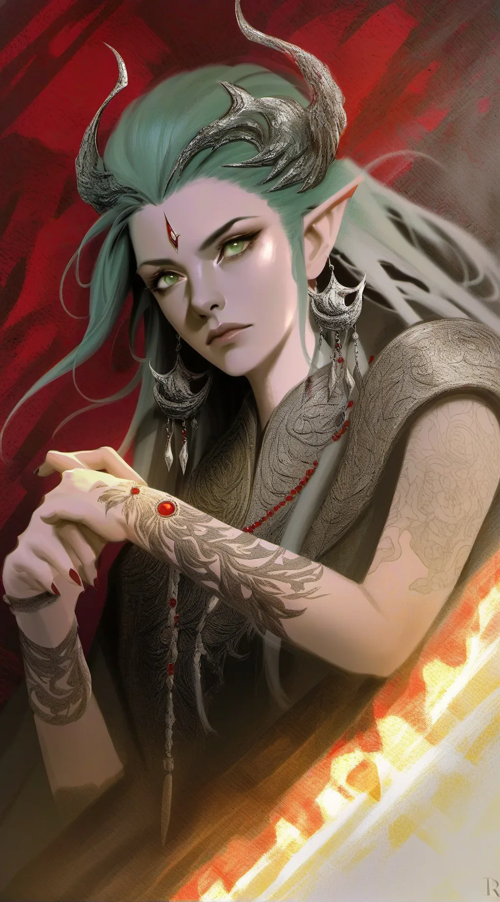 ai character: S E meets L E background