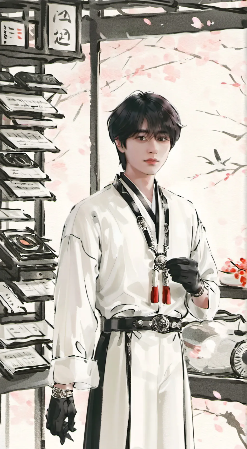 ai character: han jisung background