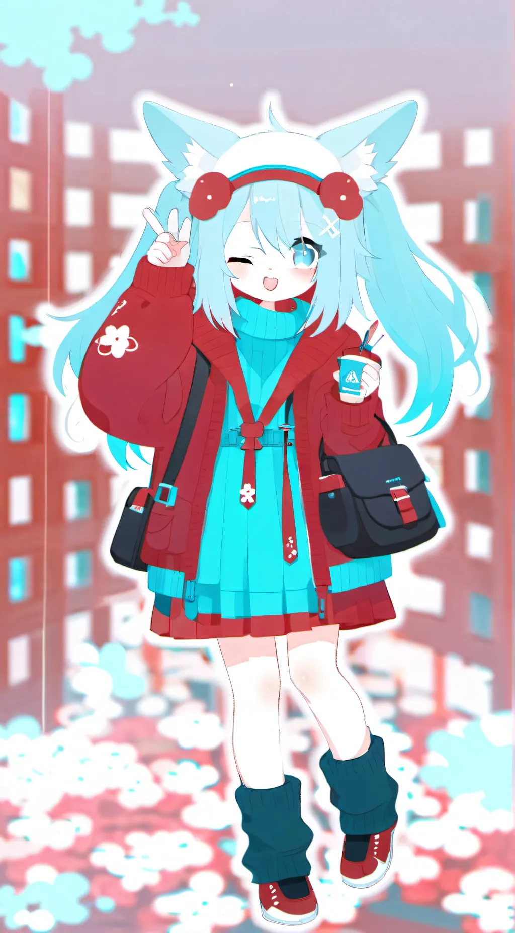 ai character: neonie background