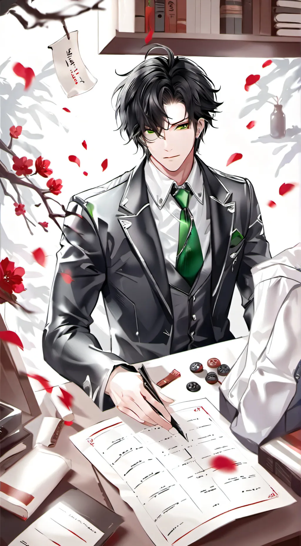 ai character: Lukas Morrow.’ background