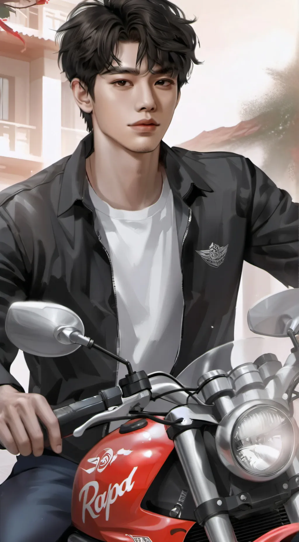 ai character: Jinn Asuka background