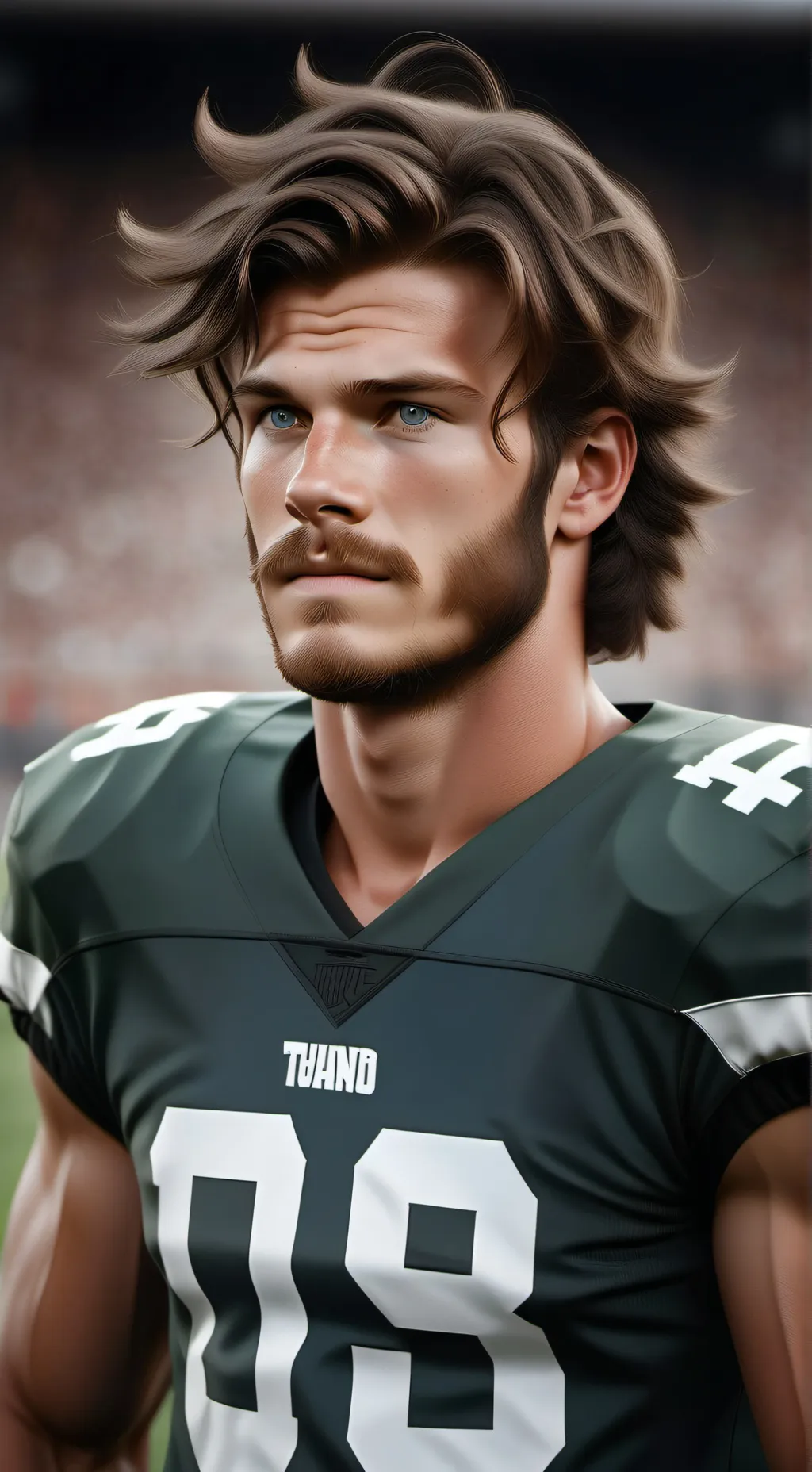 ai character: Lucas  background