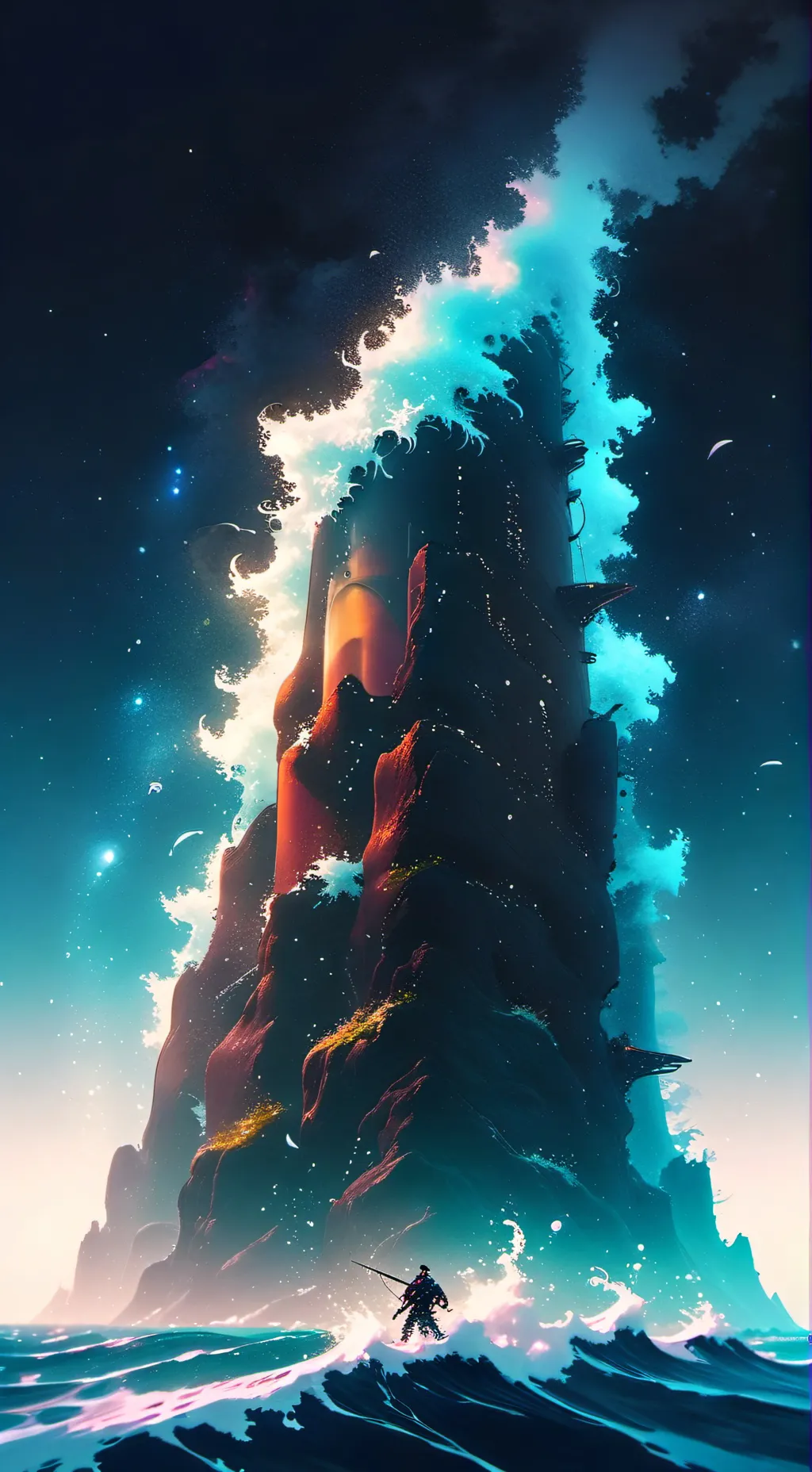 ai character: sea eater x bloop  background