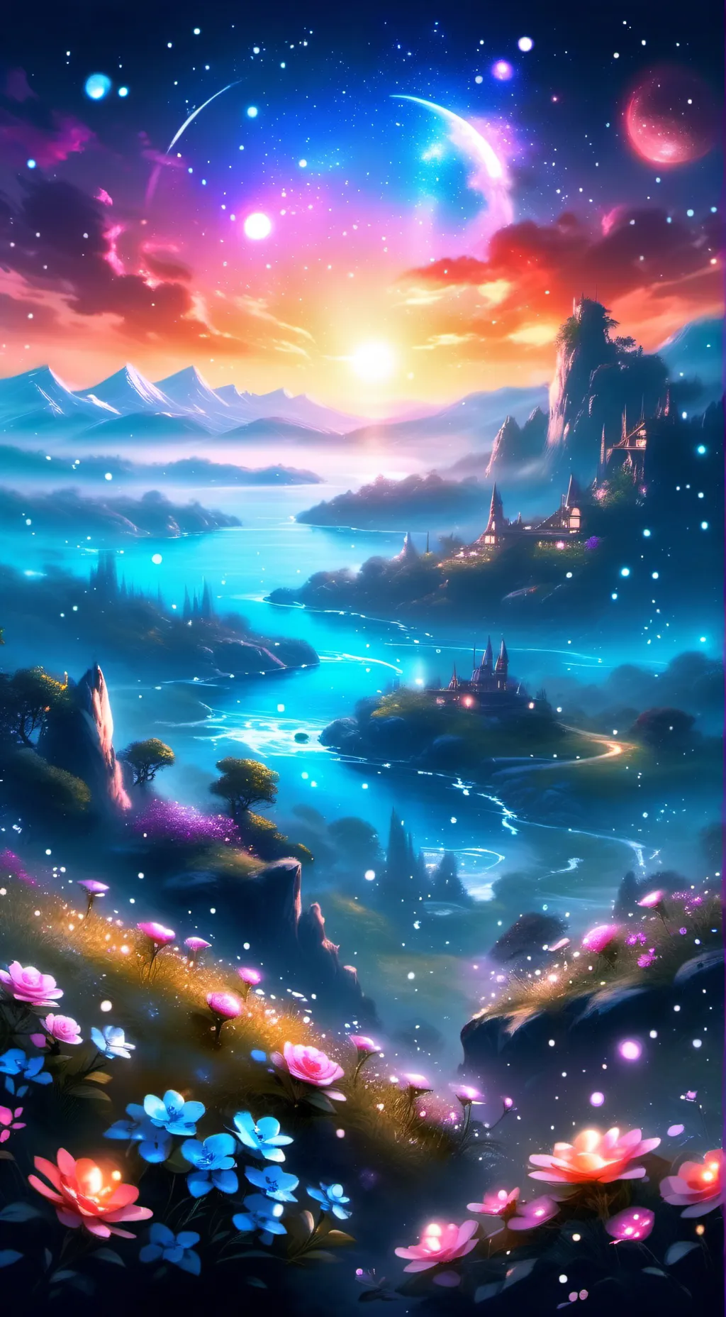 ai character: Tus 6 hermanastros background