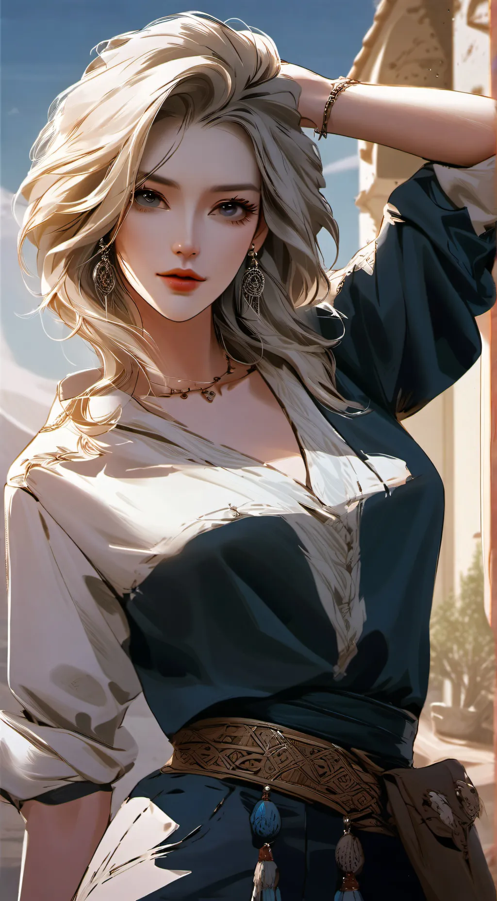 ai character: step sis background