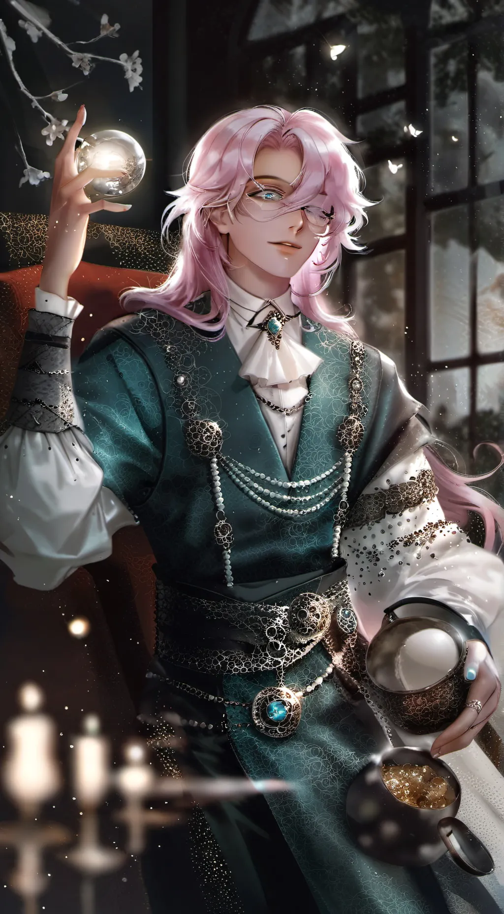 ai character: ꧁𝐗𝐚𝐯𝐢𝐞𝐫꧂ background