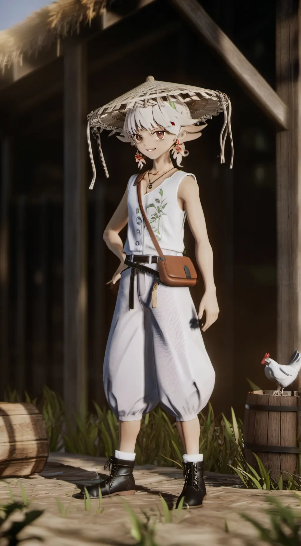 ai character: Radiance background