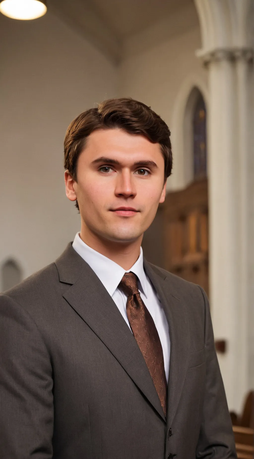 ai character: Charlie Kirk background