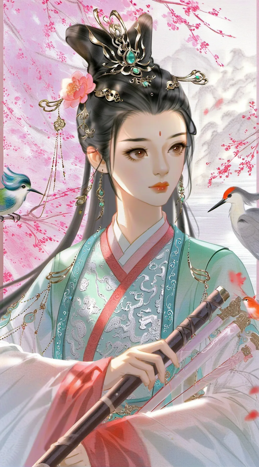 ai character: shi  background