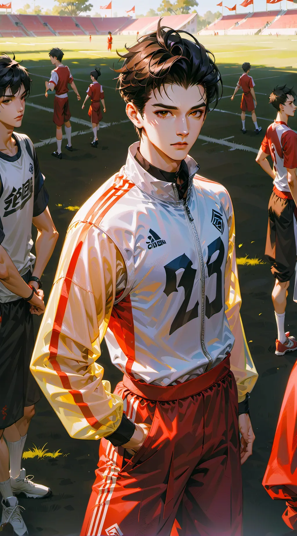 ai character: Toby  background